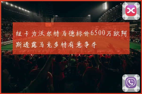 纽卡为沃尔特马德标价6500万欧阿斯透露马竞多特有意争夺